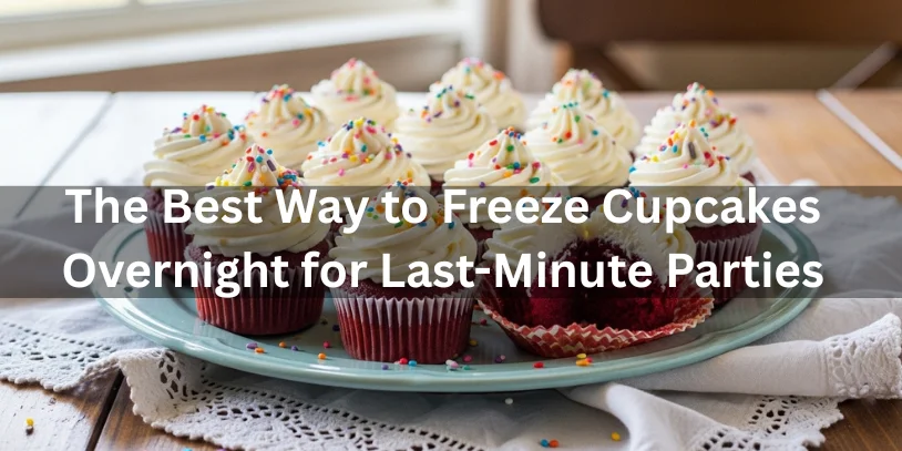 Step-by-step guide on freezing cupcakes overnight for quick access to treats for last-minute parties.-Can You Freeze Cupcakes With Frosting