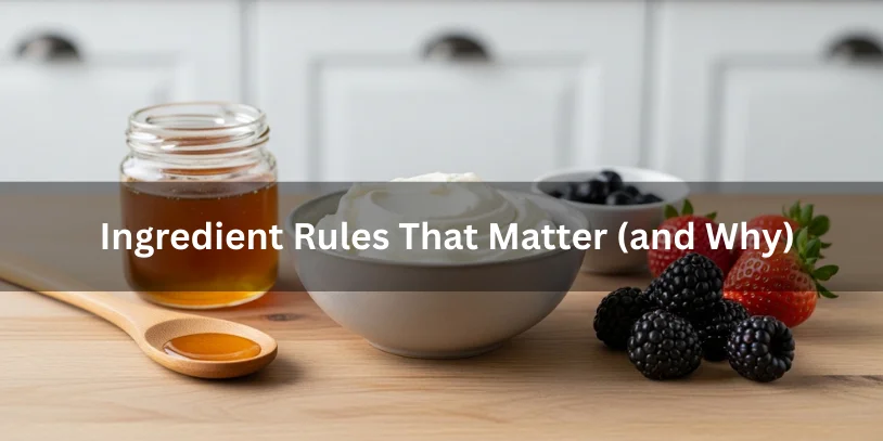 GAPS Cream Cheese Dessert Recipe: Legal, Gut-Friendly & Stage-Safe Guide In 2026 GAPS-approved cream cheese dessert ingredients arranged simply, highlighting ingredient rules and why they matter on the GAPS diet.-gaps cream cheese dessert recipe