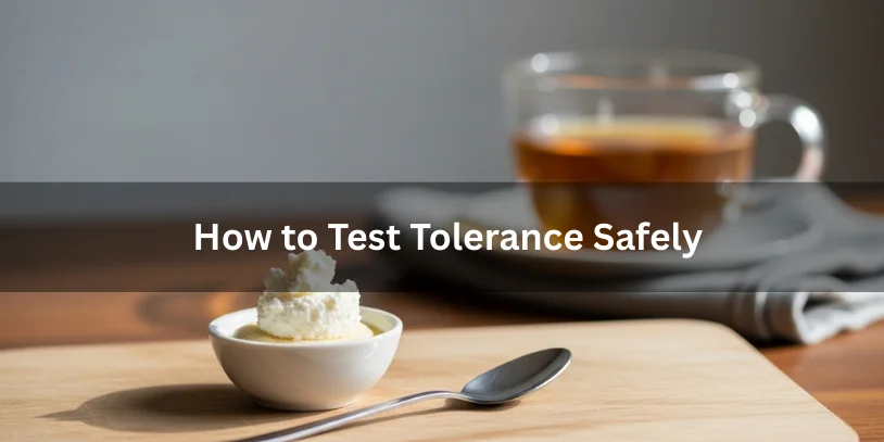 GAPS Cream Cheese Dessert Recipe: Legal, Gut-Friendly & Stage-Safe Guide In 2026 A small portion of GAPS cream cheese dessert with a teaspoon, illustrating how to test tolerance safely on the GAPS diet.-gaps cream cheese dessert recipe