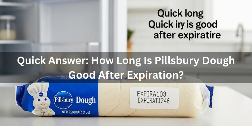 Pillsbury refrigerated dough shown after the expiration date, illustrating how long it may remain usable when properly stored under soft natural lighting.-how long is pillsbury dough good for after expiration date 