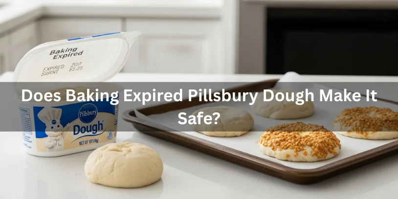 Expired refrigerated dough shown with caution symbols representing high-risk groups, illustrating who should never eat expired dough under soft natural lighting.-how long is pillsbury dough good for after expiration date 