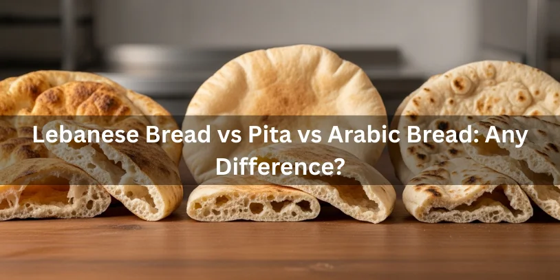 Is Lebanese Bread Gluten-Free? Complete Safety Guide for Celiac & Gluten Sensitivity 2026 Lebanese bread, pita bread, and Arabic flatbread placed side by side, showing subtle differences in thickness, texture, and shape.-is lebanese bread gluten free