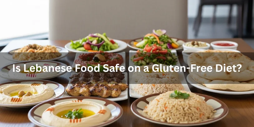 Is Lebanese Bread Gluten-Free? Complete Safety Guide for Celiac & Gluten Sensitivity 2026 Lebanese dishes including naturally gluten-free foods and wheat-based bread, showing which Lebanese foods are safe on a gluten-free diet.-is lebanese bread gluten free