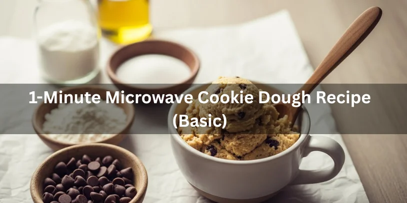 1 minute microwave cookie ecipe vintage minimal kitchen scene