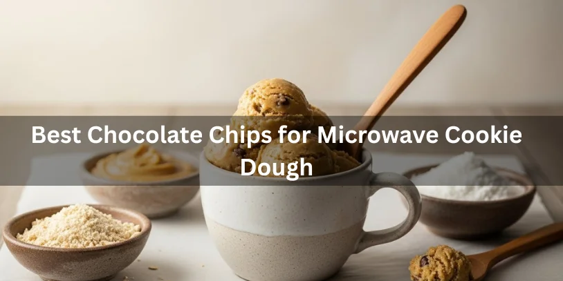 best chocolate chips for microwave cookie dough vintage minimal baking scene