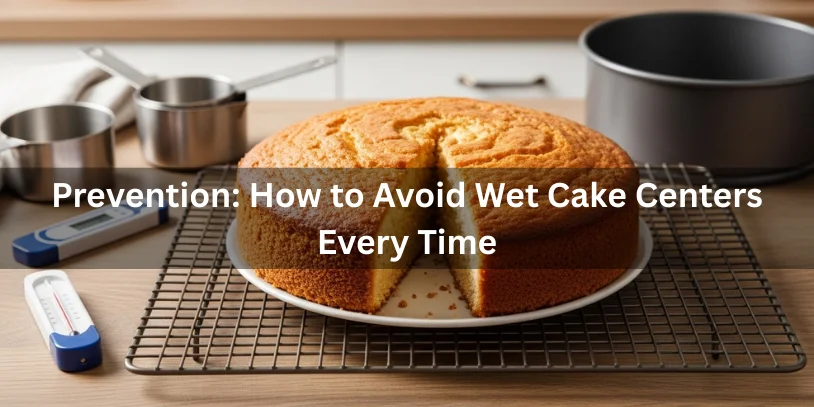 Why Is My Cake Wet in the Middle? Causes, Fixes, and Proven Baking Solutions In 2026 A perfectly baked cake with an even crumb and fully cooked center, showing how to avoid wet cake centers with proper baking techniques.-why is my cake wet in the middle