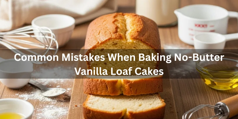 Best Vanilla Loaf Cake No Butter – Moist & Fluffy Every Time Visual guide highlighting common mistakes in baking no-butter vanilla leaf cakes, with tips for successful results.-vanilla loaf cake recipe no butter -can you make a cake without butter