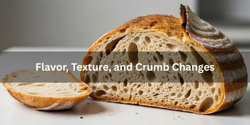 Is Sourdough Starter a Substitute for Yeast? A Complete Best Baker’s Guide In 2026 Sliced sourdough bread showing open crumb structure and crust texture, illustrating flavor and texture changes when using sourdough starter instead of yeast.-is sourdough starter a substitute for yeast