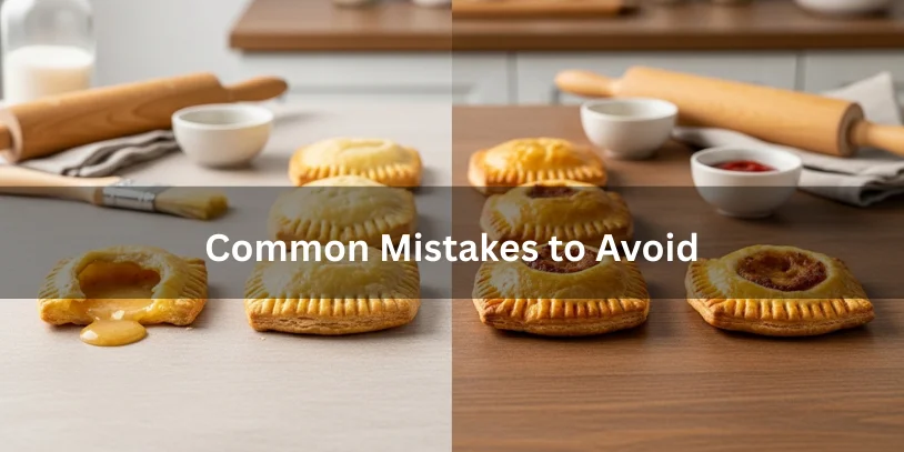 Puff Pastry Pop Tart Recipe: Flaky Homemade Toaster Pastries 7 Secrets Comparison of common puff pastry pop tart mistakes, including oozing filling, underbaking, overbaking, and perfectly baked examples.-puff pastry pop tart recipe