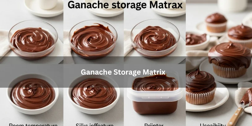 Can I Leave Ganache Out Overnight? Safe Storage for Cakes, Truffles, and Homemade Ganache Multiple chocolate ganache storage setups comparing room temperature, refrigerator, and freezer storage, illustrating texture and usability differences under soft natural lighting.-can i leave ganache out overnight
