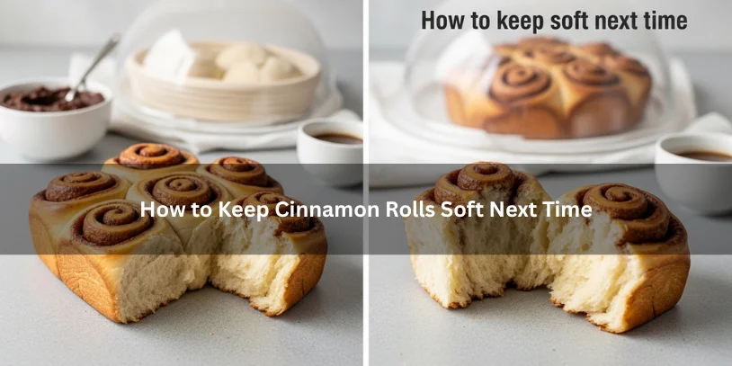 Why Are My Cinnamon Rolls Dry? Common Causes, Quick Fixes, and How to Keep Them Soft Soft fluffy cinnamon rolls with a tender airy crumb and moisture-retaining baking cues, illustrating how to keep cinnamon rolls soft next time under soft natural lighting.-why are my cinnamon rolls dry